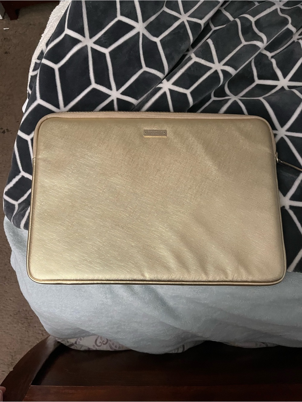 kate spade Metallic Gold Tech Sleeve